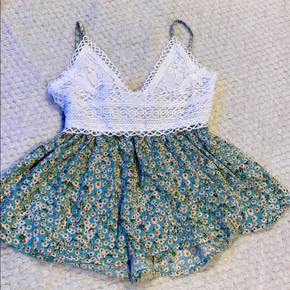 Tie back tank top